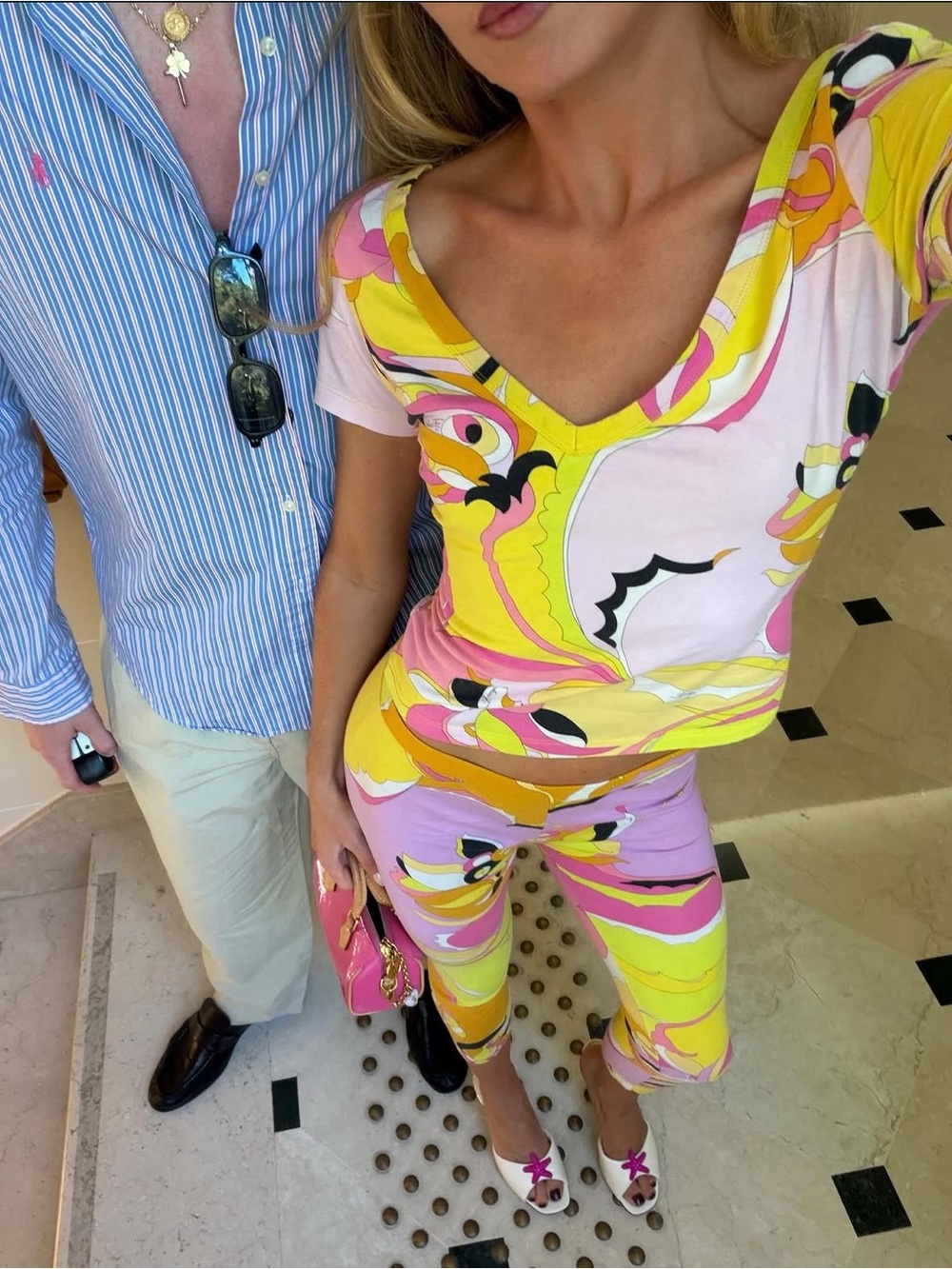 Authentic Emilio Pucci multicolor vintage tshirt - Picture 3 of 10
